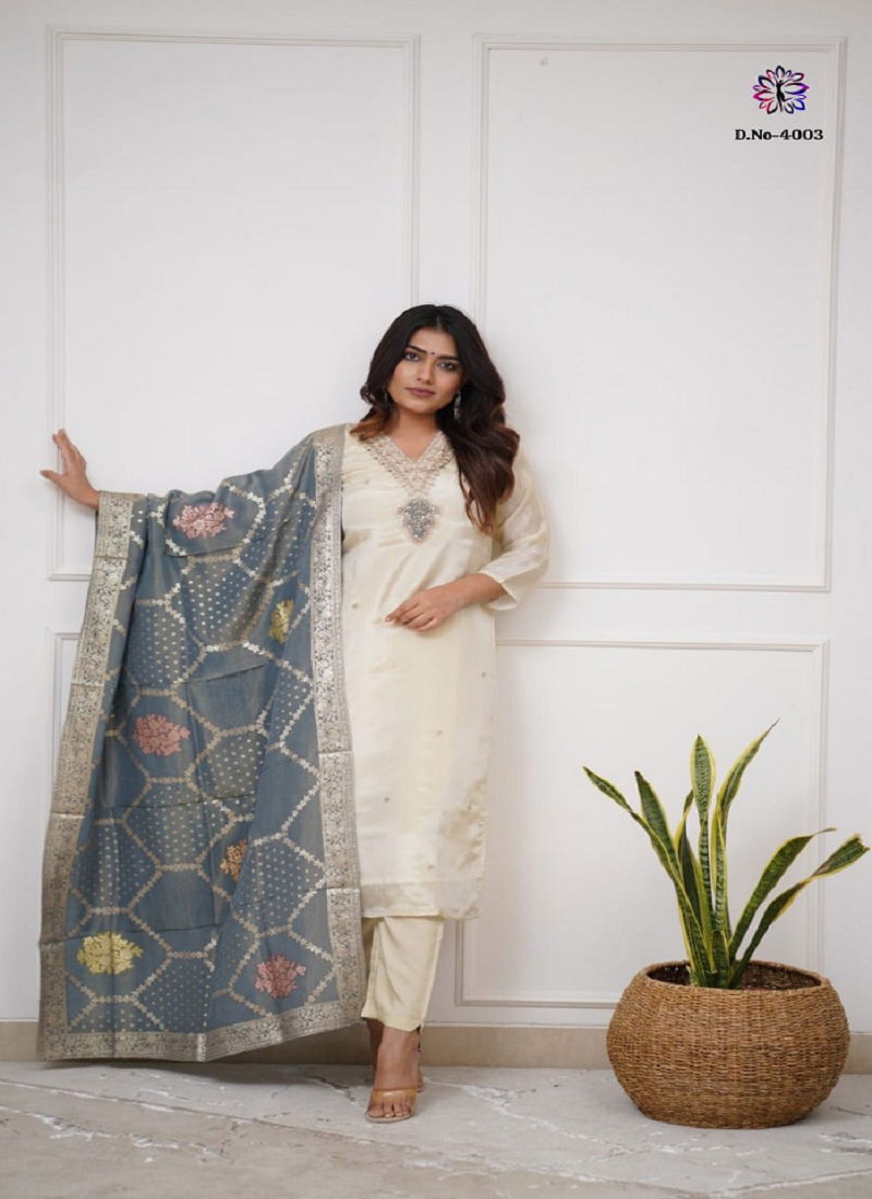 KF 4003 Kalaai Viscose Designer Kurti With Bottom Dupatta Orders In India